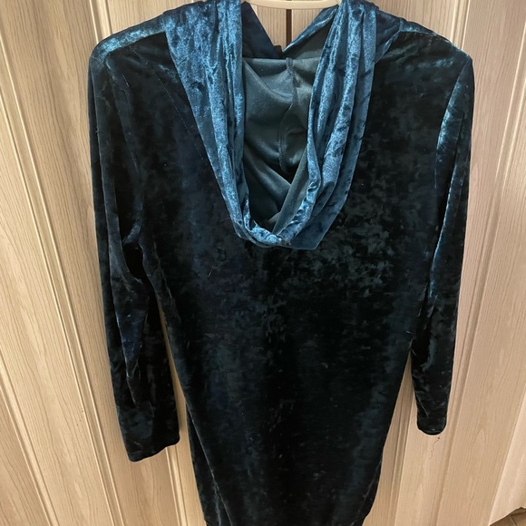 Velvet long sweater dress - Picture 1 of 2